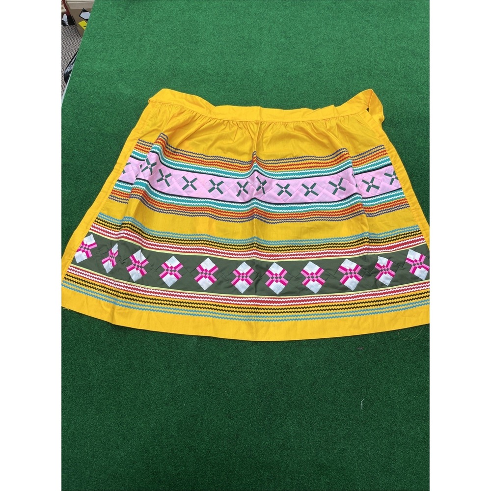 Miccosukee Tribe Indians of Florida Handmade RARE Patchwork Apron-Tamiami Trail